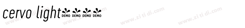 cervo light字体转换 cervo light字体转换